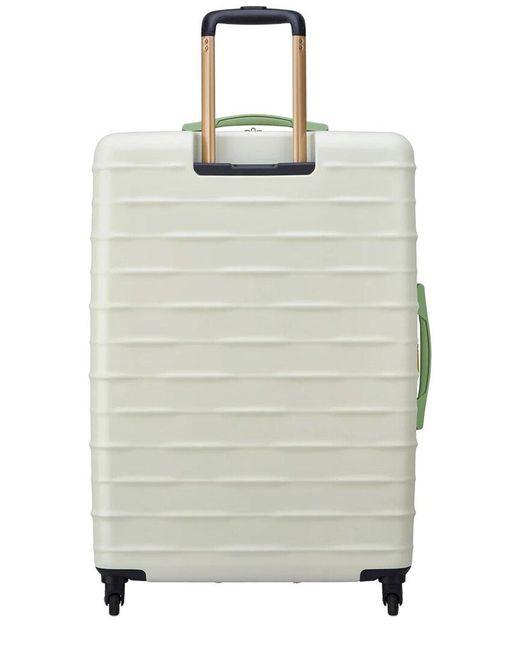 Delsey White Claudia 28" Expandable Spinner