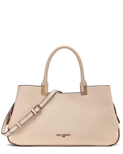 Karl Lagerfeld Natural Karl Laggerfeld Meribel Satchel