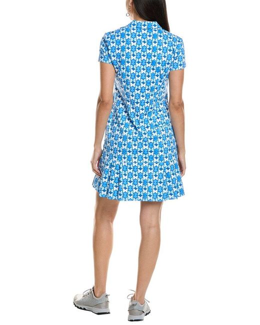 J.McLaughlin Blue Dorte Catalina Cloth Mini Dress
