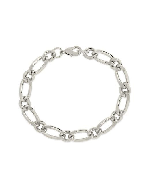 Sterling Forever Metallic Rhodium Plated Amoura Bracelet