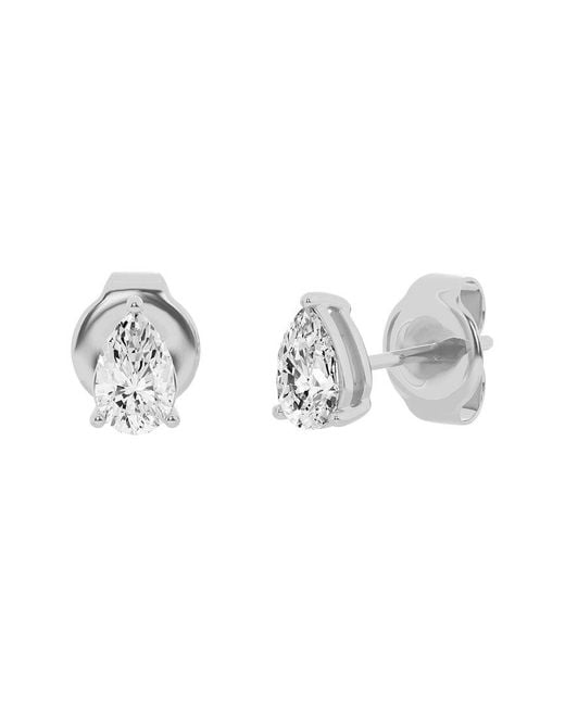 Lab Grown Diamonds Metallic 14K 1.00 Ct. Tw. Lab-Grown Diamond Studs
