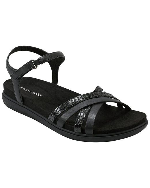 Easy Spirit Black Dottle Sandal