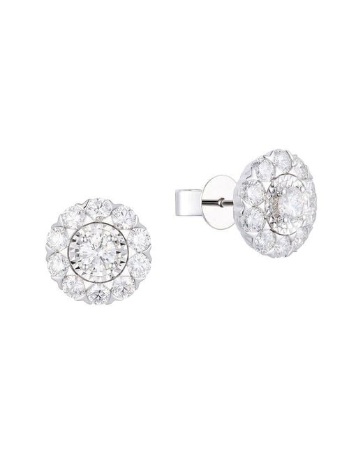 Gregg Ruth White 14K 1.46 Ct. Tw. Diamond Earring