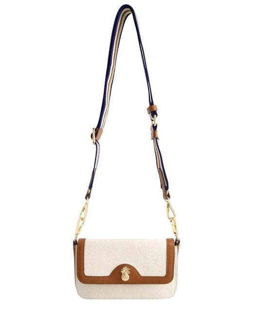 Tommy Bahama Natural Solid Canvas Crossbody