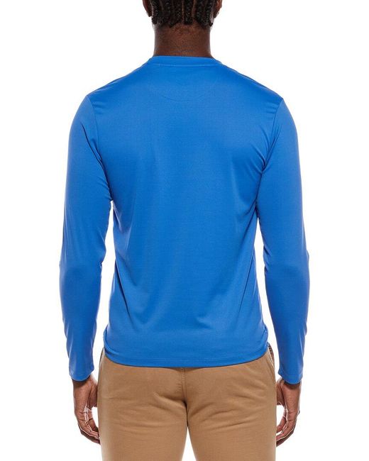 Tailorbyrd Blue Rashguard Top for men