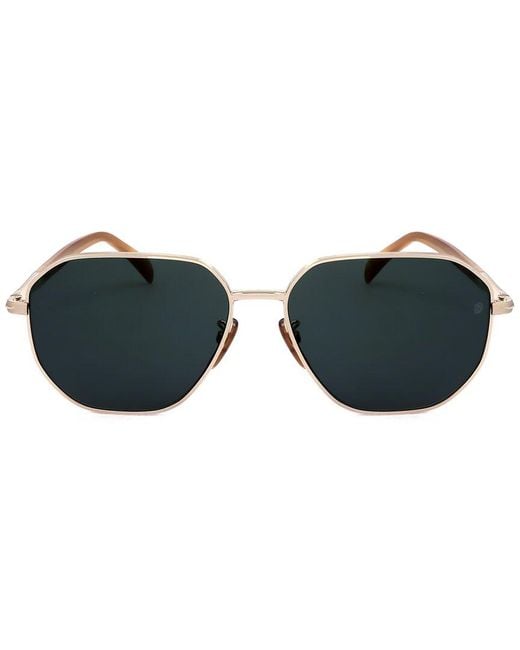 David Beckham Blue 60Mm Sunglasses