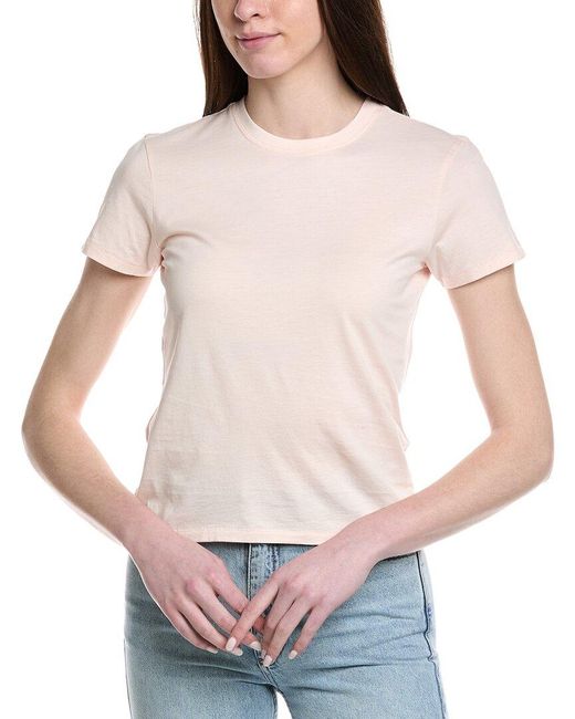 FRAME Natural The Baby T-Shirt