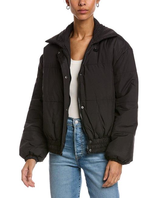 Chaser Brand Black Quilted Puffer Jacket