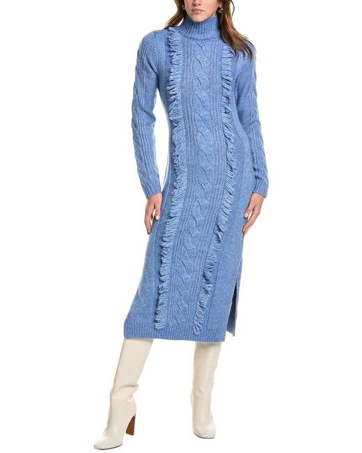 Ramy Brook Blue Charlee Sweaterdress