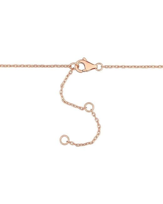 Rina Limor Pink 0.81 Ct. Tw. Tourmaline Bead Bar Bracelet