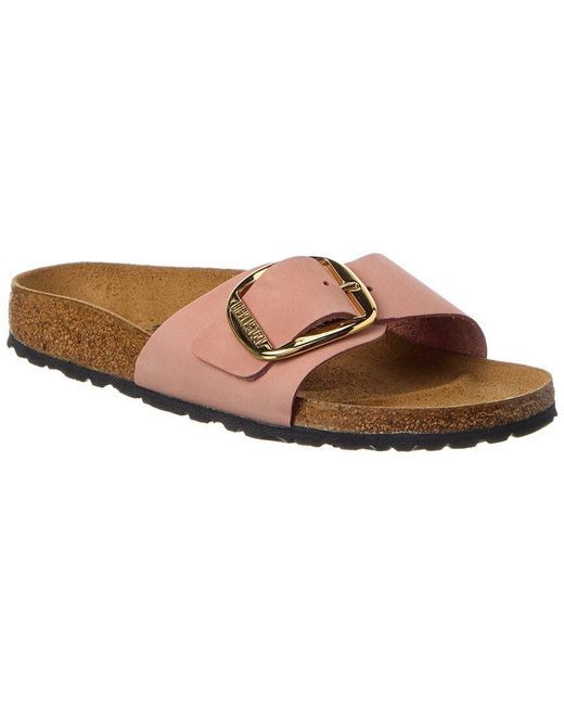Birkenstock Brown Madrid Big Buckle Narrow Leather Sandal