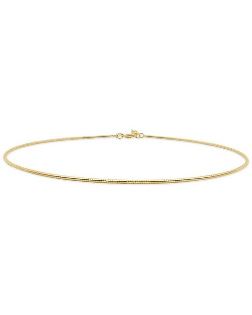 Sabrina Designs White 14K Omega Choker Necklace