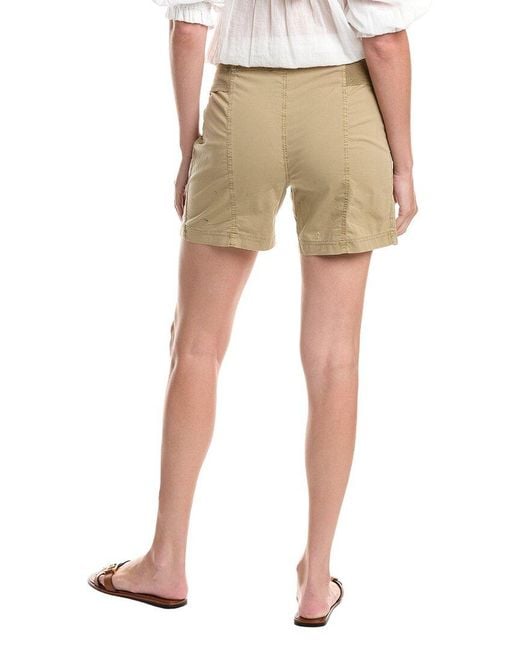 XCVI Natural Felix Poplin Short