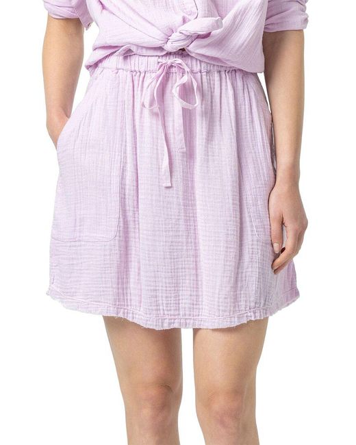 Lilla P Purple Short Skirt