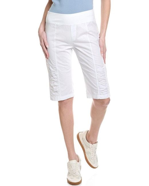 XCVI White Tatem Bermuda Short