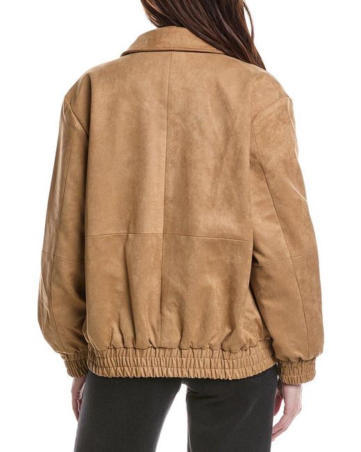 Endless Rose Brown Faux Suede Work Jacket