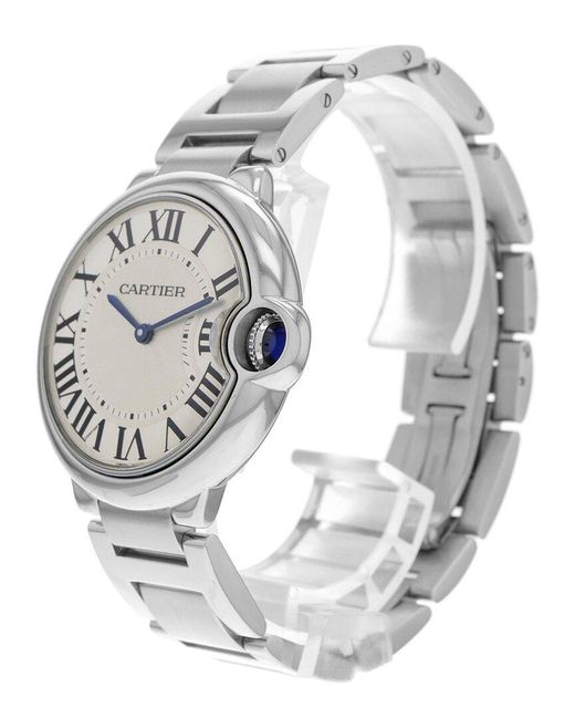 Cartier Gray Ballon Bleu 36 Watch (Authentic Pre-Owned) for men
