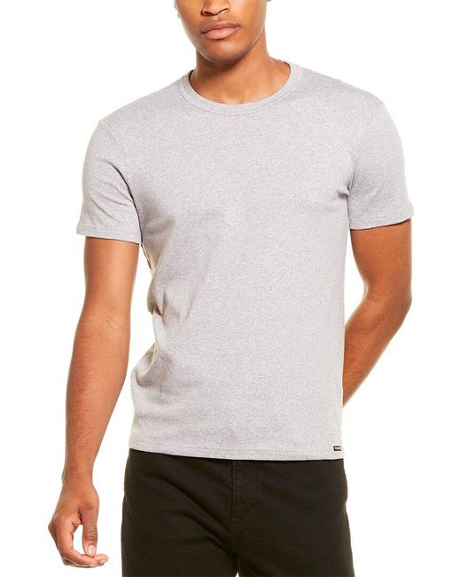 Tom Ford White Crewneck T-shirt for men