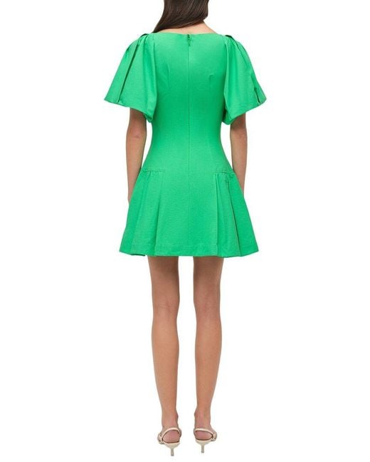 Jonathan Simkhai Green Hattie Mini Dress