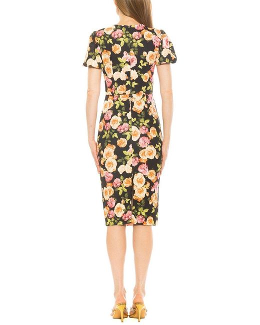 Alexia Admor Yellow Micaela Sheath Dress