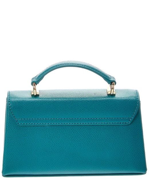 Furla Blue 1927 Leather Mini Bag