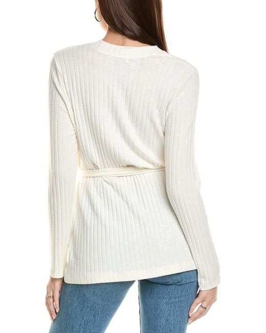 Michael Stars White Celeste Cardigan