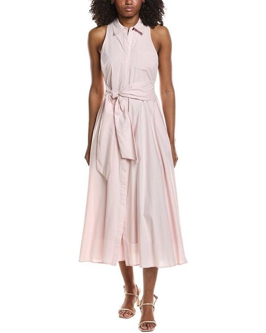 Toccin Pink Chelsea Shirt Dress