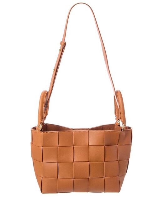 J.McLaughlin Brown Garance Leather Handbag