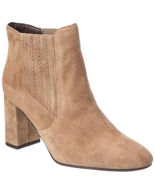 Aquatalia Natural Lanna Waterproof Suede Bootie