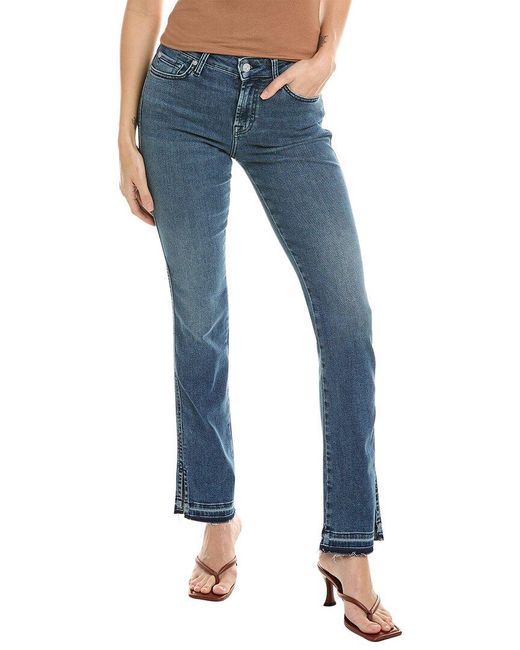 7 For All Mankind Blue Kimmie Cleo Straight Jean