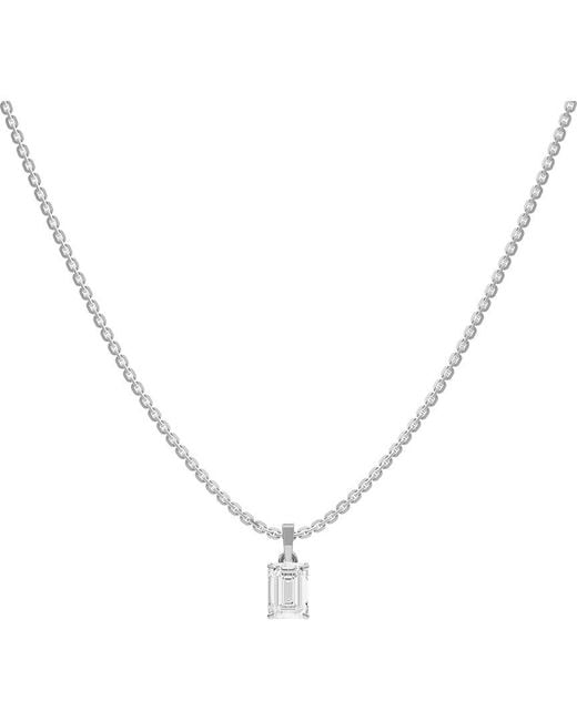 Lab Grown Diamonds Metallic 1.00 Ct. Tw. Lab-Grown Diamond Necklace