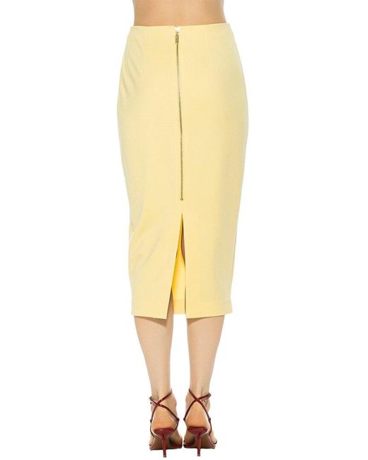 Alexia Admor Yellow Jacki Pencil Skirt