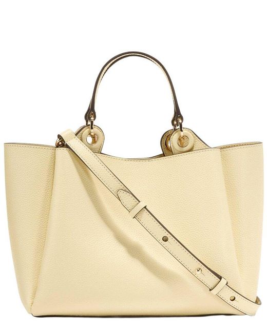 Cole Haan Natural Midtown Small Leather Crossbody Tote