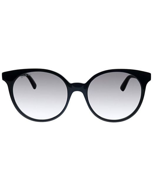 Gucci White 54Mm Sunglasses