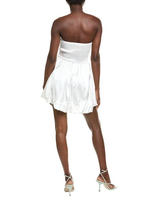 IPPONELLI White Bubble Mini Dress