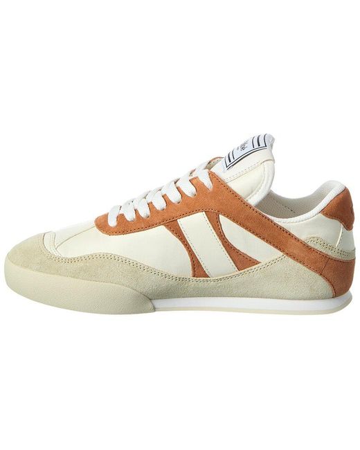 Chloé Metallic Kick Leather & Suede Sneaker
