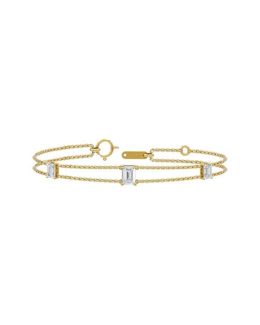 Lab Grown Diamonds White 18K Over 2.00 Ct. Tw. Lab-Grown Diamond Bracelet