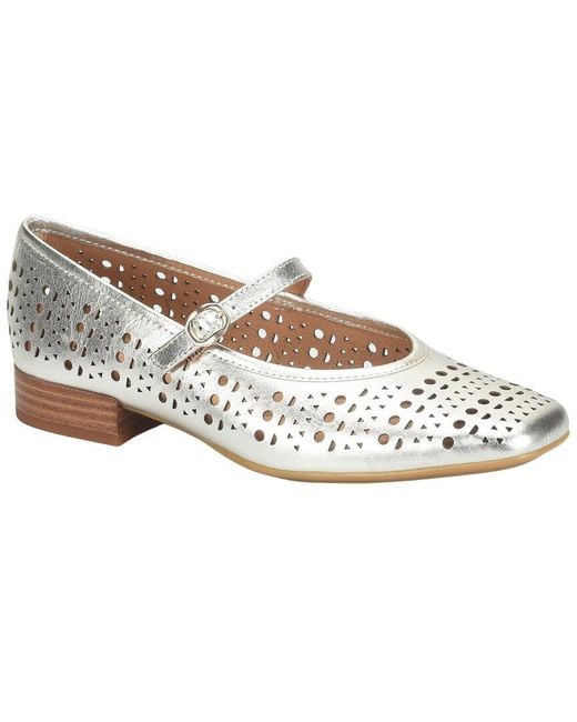 Söfft White Ellie Leather Flat