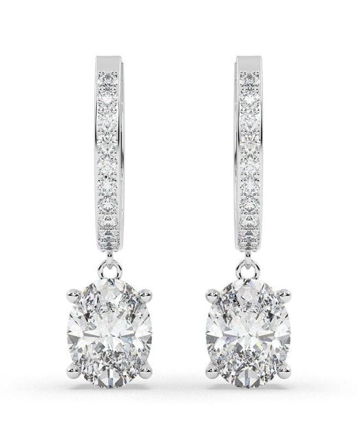 Lab Grown Diamonds White 14K 2.25 Ct. Tw. Lab-Grown Diamond Earrings