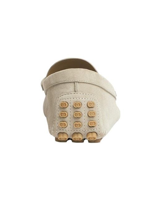 Gucci White Driver With Horsebit for men