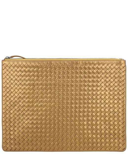 Dragon Diffusion Natural A4 Leather Pochette