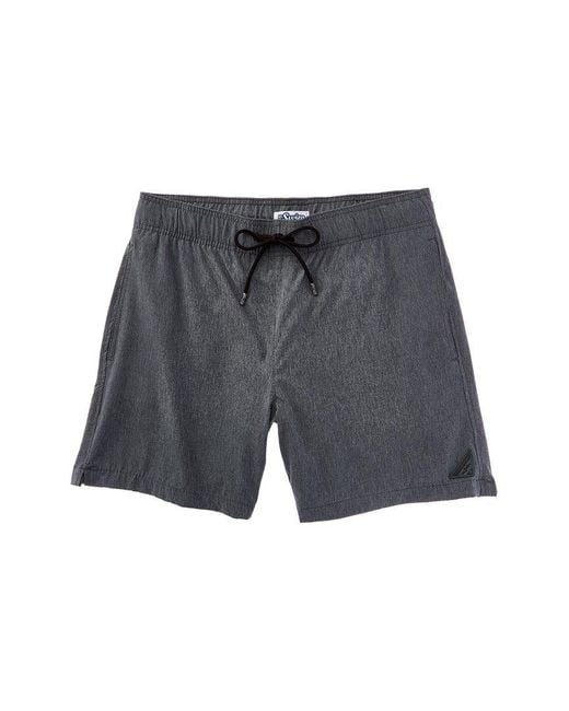 Mr. Swim Gray Chambray Compression Trunk for men