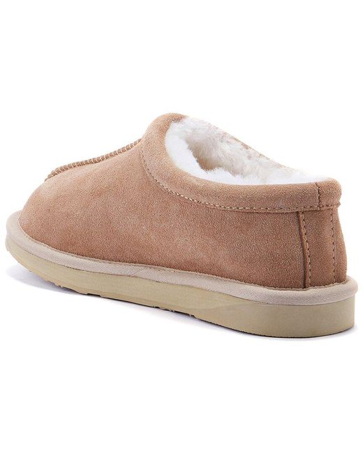 Australia Luxe Outback Suede Slipper in Brown | Lyst