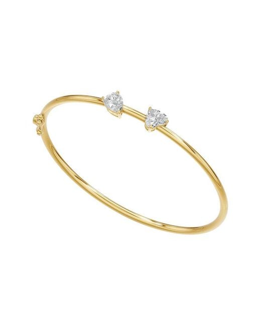 Lab Grown Diamonds Metallic 18K Over 2.00 Ct. Tw. Lab-Grown Diamond Bracelet