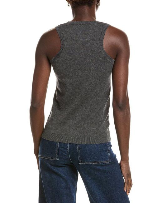 Minnie Rose Gray Knit Tank Top