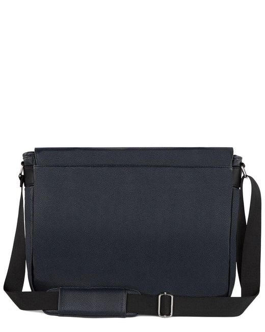 Bugatti Black Contrast Messenger Bag
