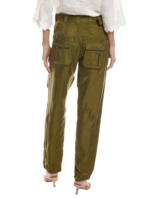 Johnny Was Green Hailey Cargo Pant
