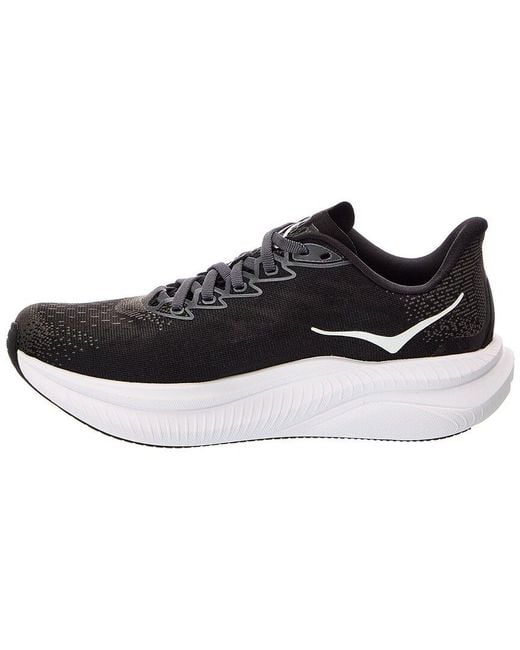 Hoka One One Black Mach 6 Sneaker