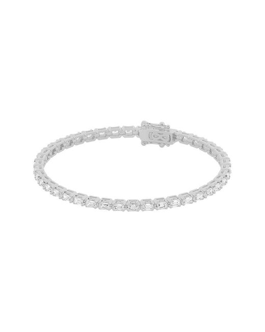 Lab Grown Diamonds White 14K 3.00 Ct. Tw. Lab Grown Diamond Tennis Bracelet