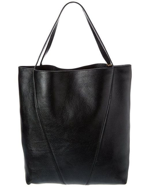 Chloé Black Spin Large Leather Tote